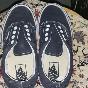 Vans Kids Black Canvas Sneakers